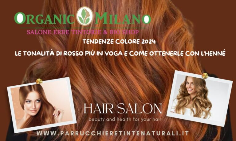 Le Tonalità Naturali per Capelli Rossi