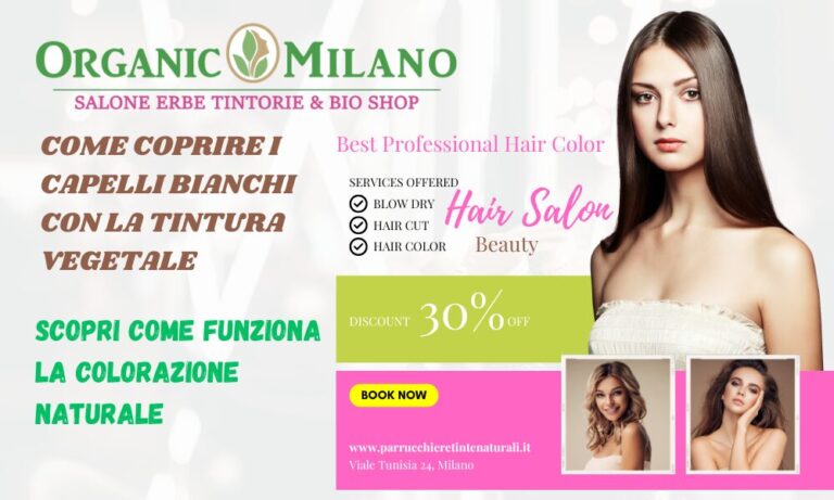 Come coprire i capelli bianchi con la tintura vegetale