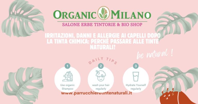 Irritazioni, Danni e Allergie ai Capelli Dopo la Tinta Chimica