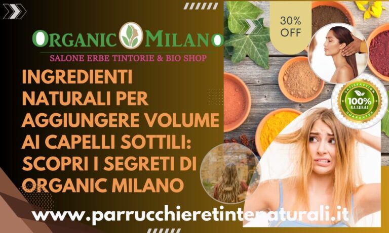 Ingredienti Naturali per Aggiungere Volume ai Capelli Sottili