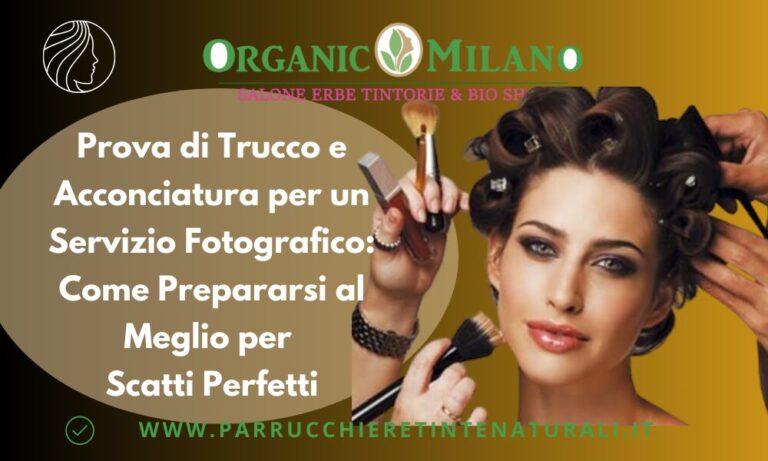 Prova di Trucco e Acconciatura per un Servizio Fotografico