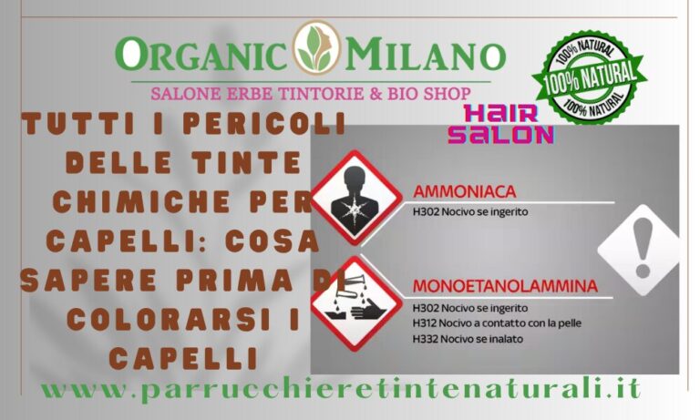 le tinte chimiche fanno male