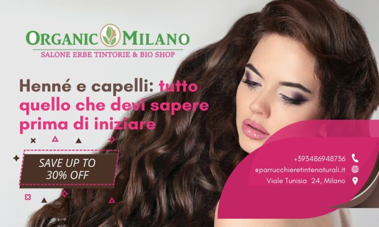 Hennè e Capelli da Organic Milano Parrucchiere