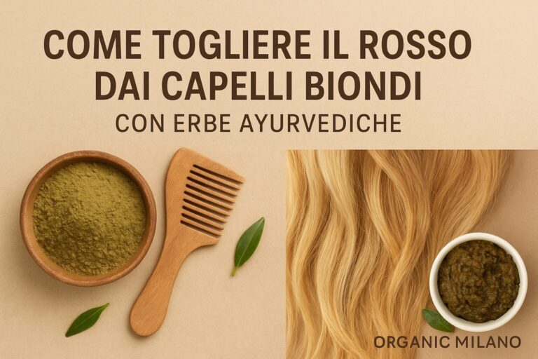 Come togliere il rosso dai capelli biondi