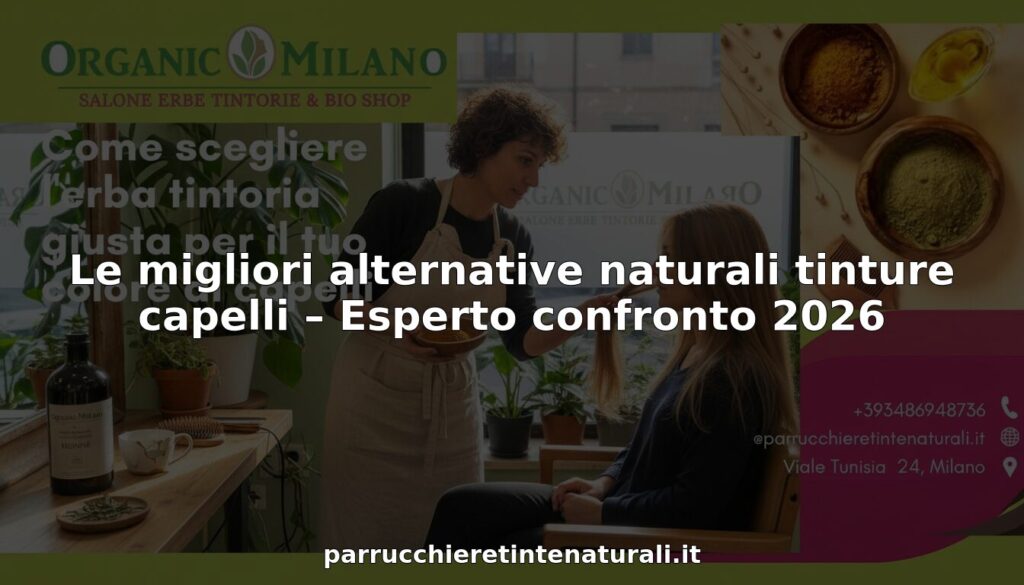 parrucchiere tinte naturali bio organic milano
