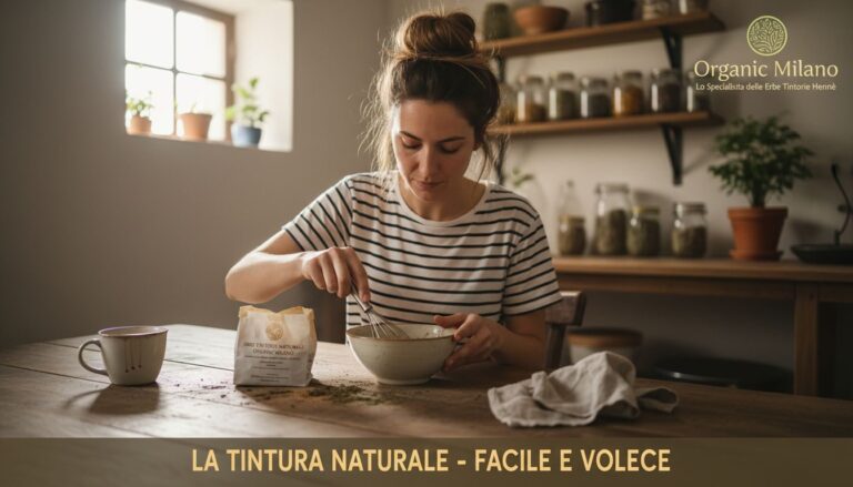 Guida tintura vegetale step by step per capelli sani e naturali