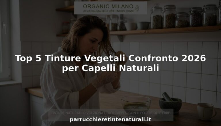 Top 5 Tinture Vegetali Confronto 2026 per Capelli Naturali