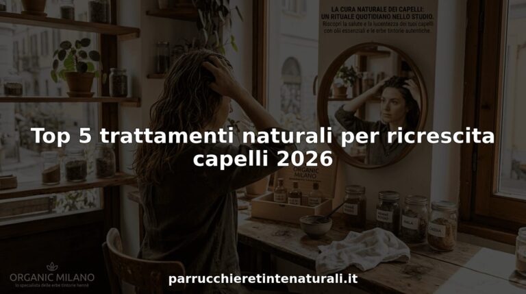 Top 5 trattamenti naturali per ricrescita capelli 2026