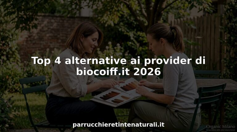 Un consulente per capelli mostra al cliente le varie tonalità naturali disponibili, aiutandolo a scegliere quella più adatta al suo stile e colore di base.