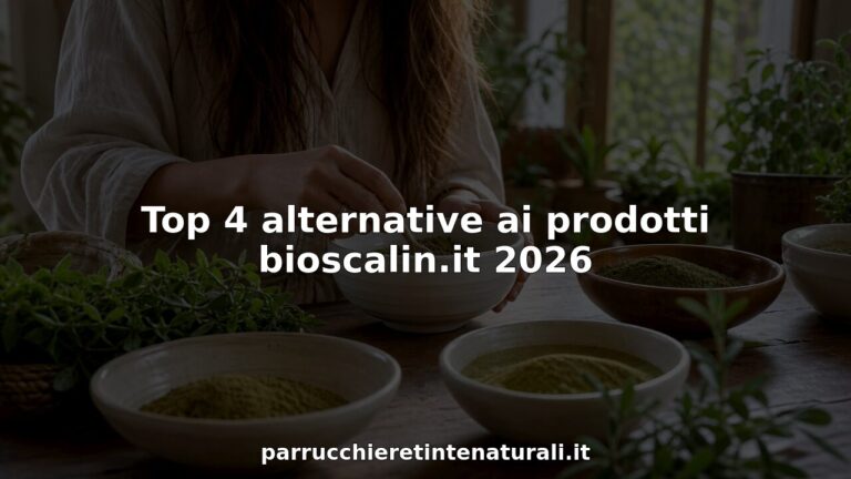 Prodotti per la cura dei capelli biologici e ingredienti naturali a base di erbe esposti su una mensola in legno, illuminati dalla luce del sole.