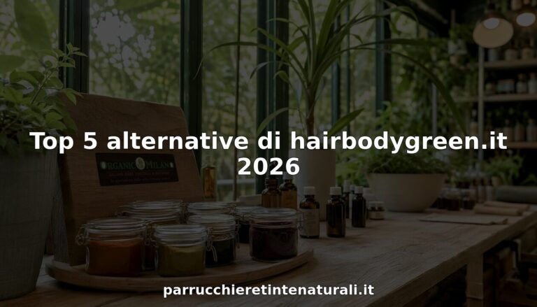 Scaffale del salone dedicato ai prodotti naturali per la cura dei capelli, firmati Organic Milano