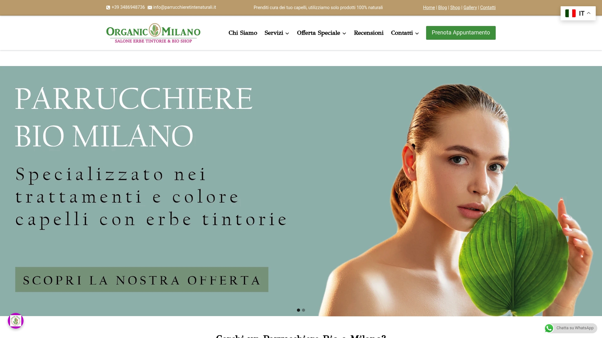 Parrucchieretintenaturali Organic Milano