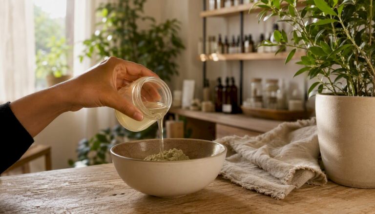 Polveri vegetali e trattamenti liquidi naturali per la cura dei capelli