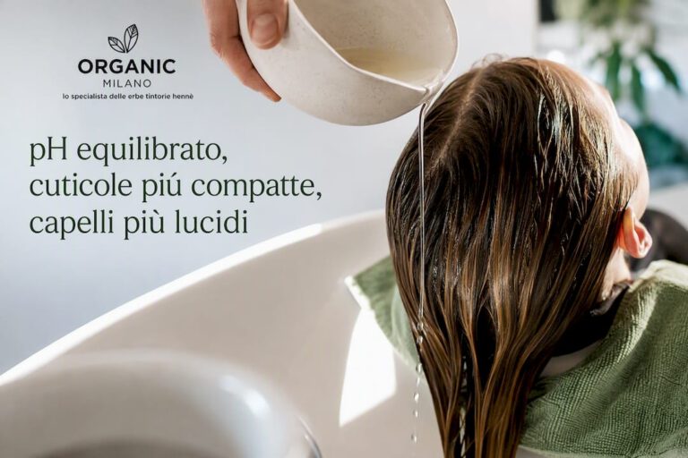 Risciacquo acido applicato sulle lunghezze