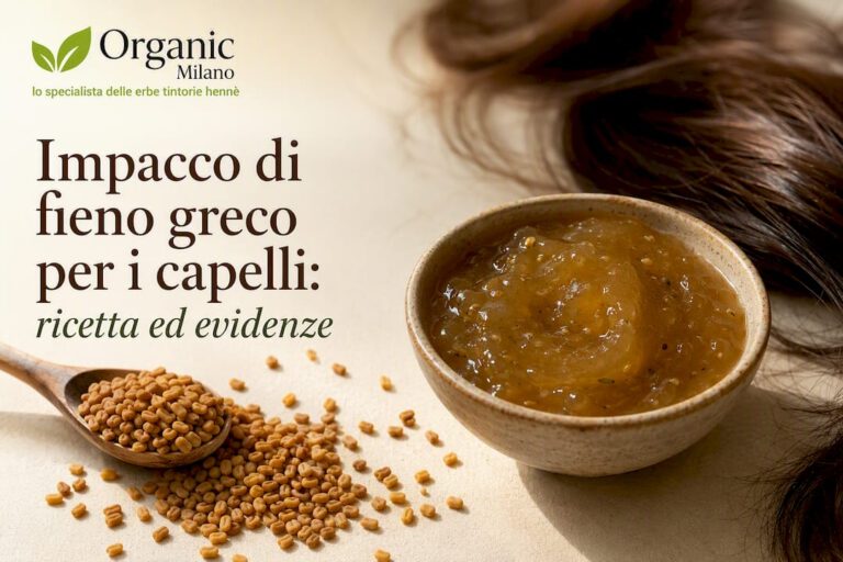Semi di fieno greco e maschera per capelli
