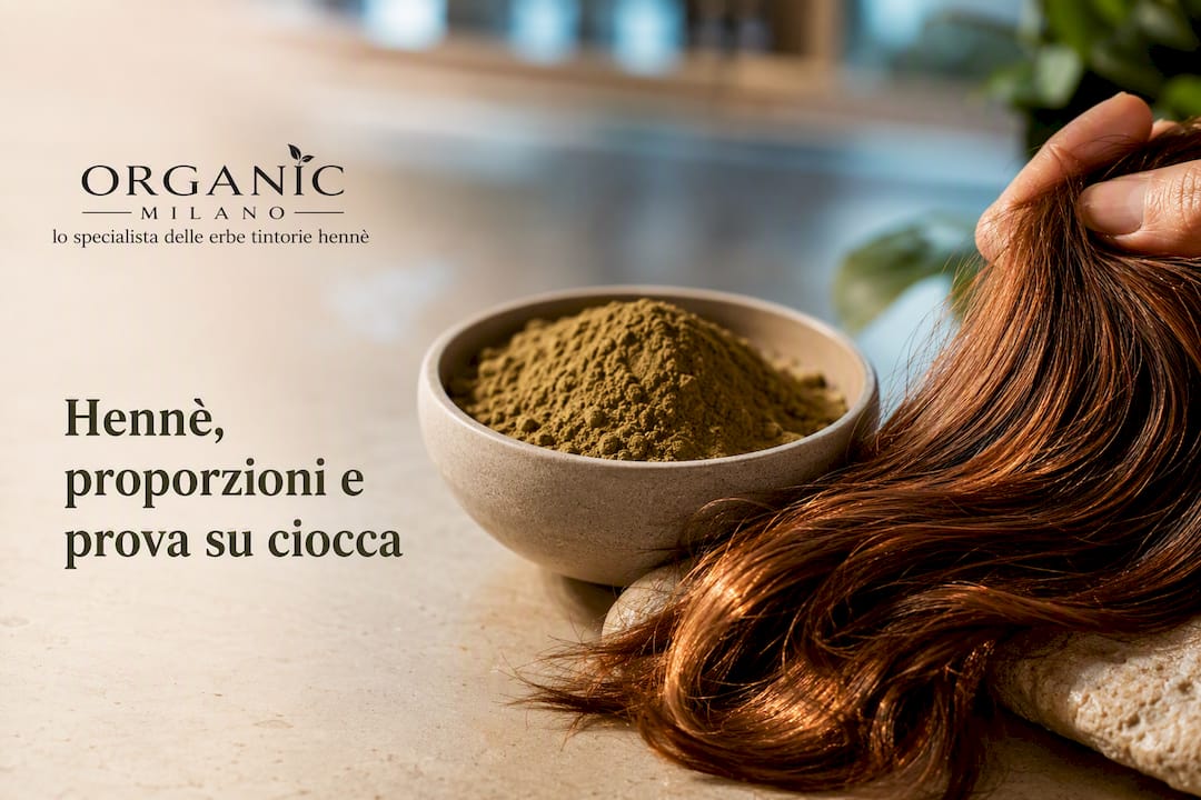 Ciocca color rame e polvere di henné